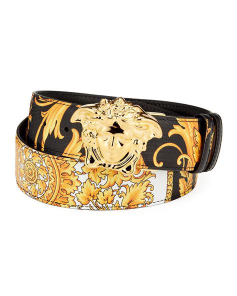 versace belt men medusa.